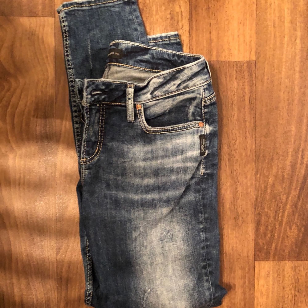 Silver jeans!